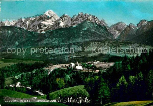 Tarvisio con le Alpi Giulie