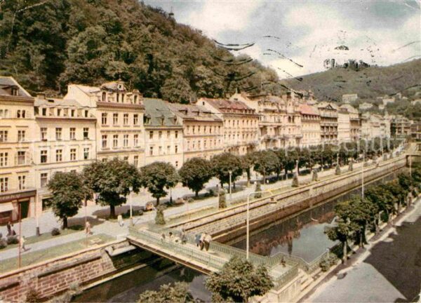 Karlovy Vary Partie am Tepla Fluss