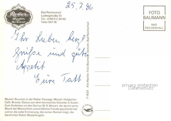 Bad Reichenhall Mozartbrunnen – Bild 2