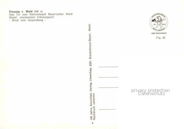 Freyung Blick vom Geyersberg – Bild 2