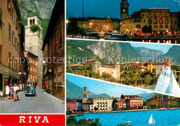 Riva del Garda Dorfmotive Burg Hotel Sole