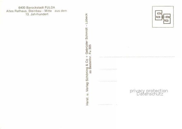 Fulda Altes Rathaus Steinbau – Bild 2