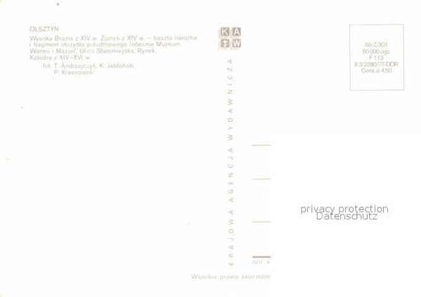 Olsztyn Allenstein Zamek Fragment skrzydla poludniowego Mu – Bild 2