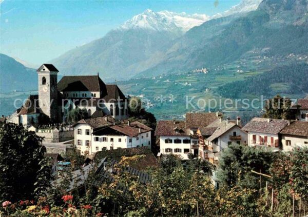 Schenna Meran Panorama Schloss