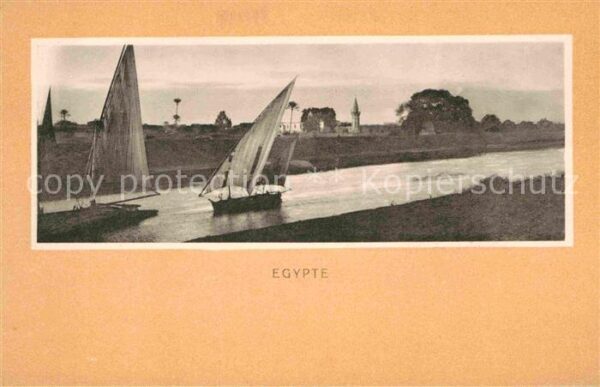 Egypte Segelboote Serie X No 6