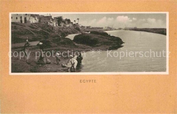 Egypte Frauen am Fluss Serie X No 12