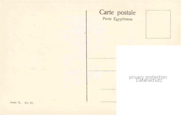 Egypte Dorfpartie Palmen Serie X No 18 – Bild 2