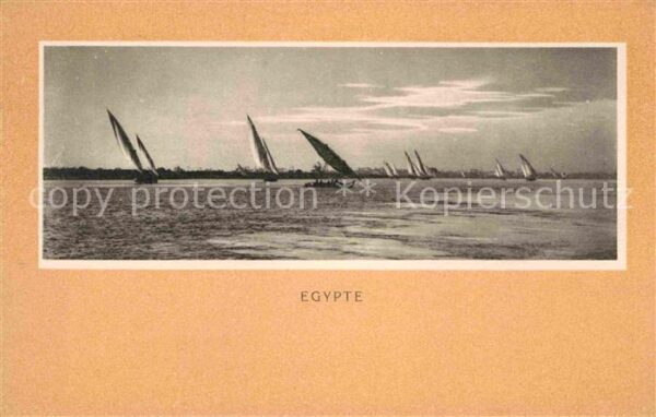Egypte Segelboote Serie X No 2