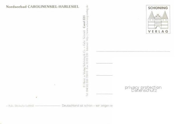 Carolinensiel-Harlesiel Ostfriesland Nordseebad Fliegeraufnahme – Bild 2