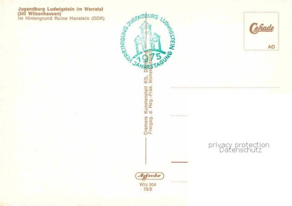 Witzenhausen Jugendburg Ludwigstein im Werratal im H – Bild 2