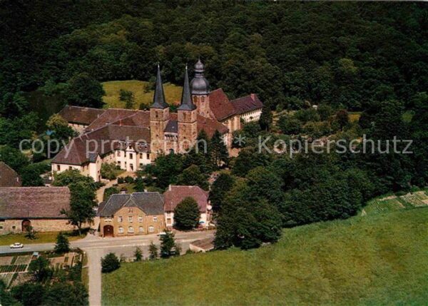 Marienmuenster Ehemalige Abteikirche Fliegeraufnahme
