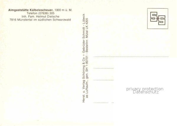 Muenstertal Schwarzwald Almgaststätte Kälbelescheuer Fliegerauf – Bild 2