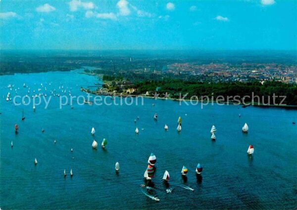 Kiel Segelregatta auf der Förde Fliegeraufna