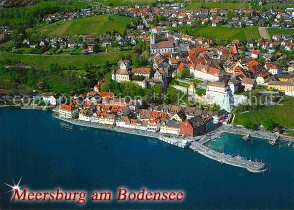 Meersburg Bodensee Fliegeraufnahme