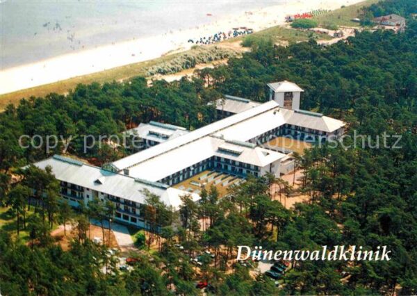 Trassenheide Usedom Dünenwaldklinik Fliegeraufnahme