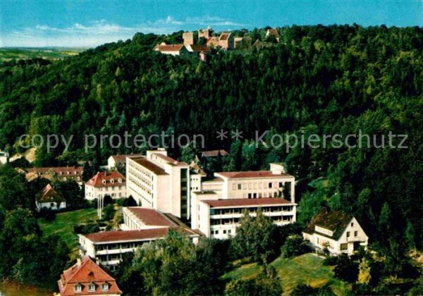 Bad Neustadt Kuranstalt Fränkische Saale mit Salzbur