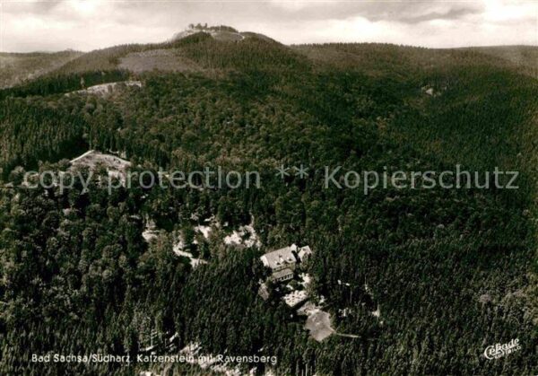Bad Sachsa Harz Katzensteig mit Ravensberg Aussichtsber