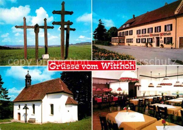 Hattingen Immendingen Berggasthaus Windegg Kapelle Kreuze auf