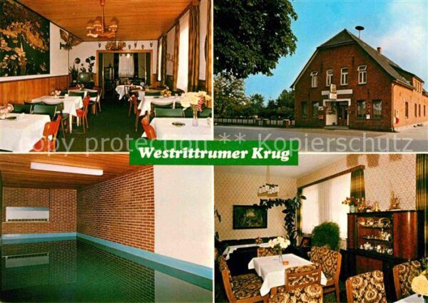 Westrittrum Westrittrumer Krug Gaststätte Hallenbad
