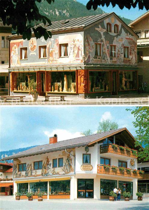Oberammergau Holzbildhauer Heinzeller Fassadenmalere