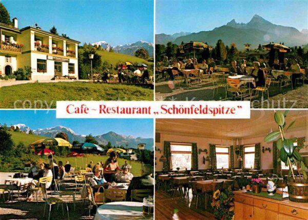 Stanggass Berchtesgaden Cafe Restaurant Schönfeldspitze Alpenbl