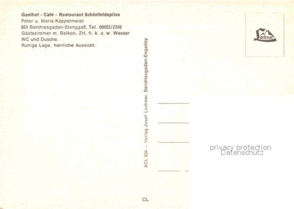 Stanggass Berchtesgaden Cafe Restaurant Schönfeldspitze Alpenbl – Bild 2