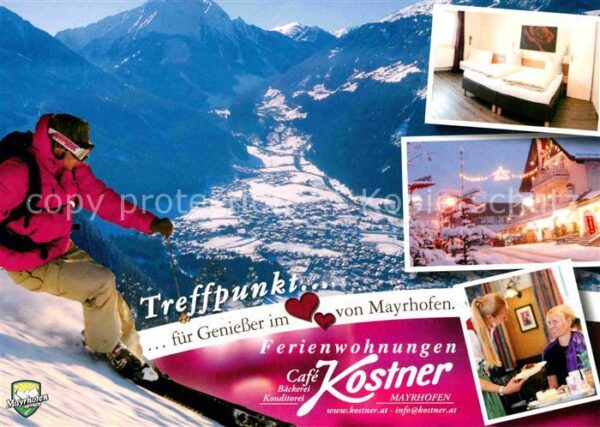 Mayrhofen Zillertal panorama Wintersportplatz Alpen Skifahr
