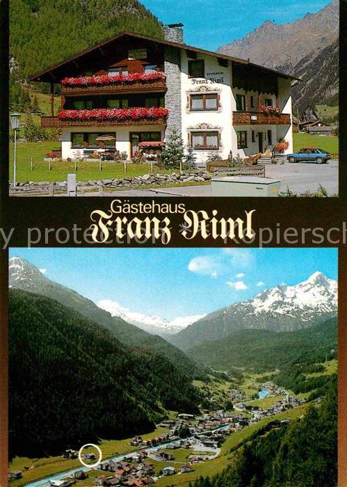 Soelden Oetztal Gästehaus Franz Riml Talblick Alpenpano
