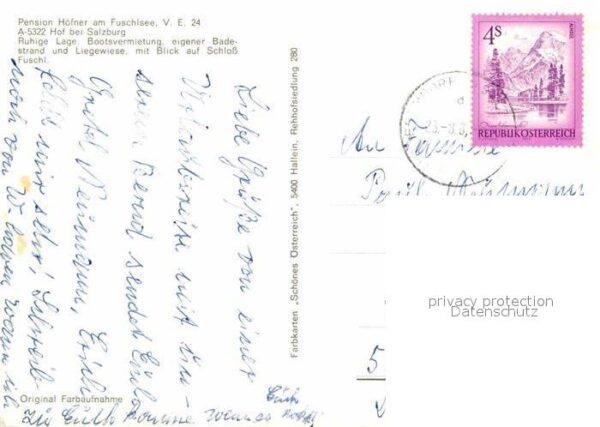 Hof Salzburg Pension Höfner am Fuschlsee Badestrand – Bild 2