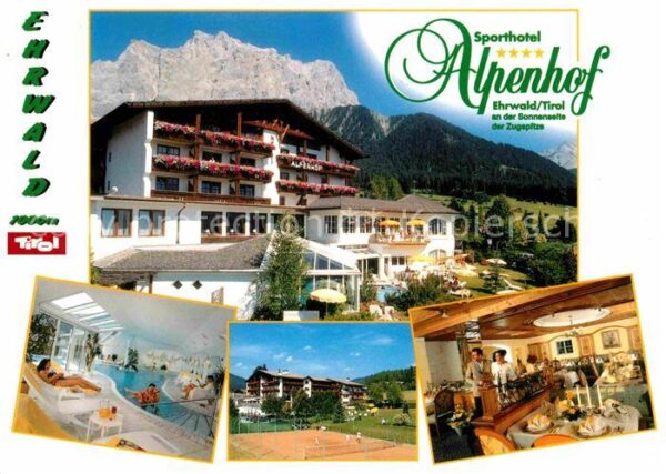 Ehrwald Tirol Sporthotel Alpenhof Restaurant Hallenba