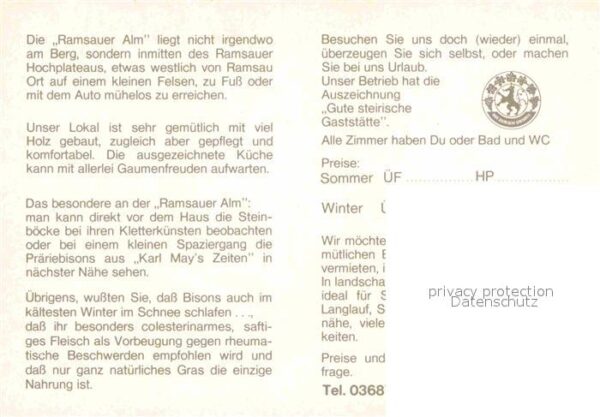 Ramsau Dachstein Steiermark Alpenrestaurant Ramsauer Alm Ramsauer H – Bild 2