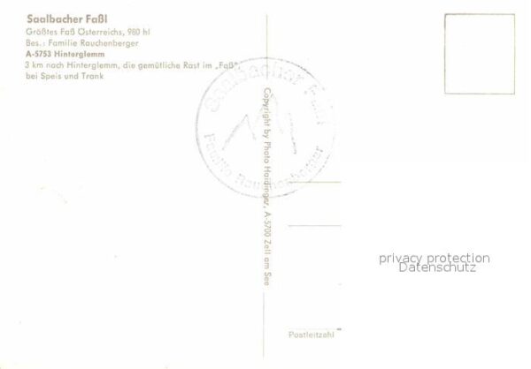 Hinterglemm Saalbach Saalbacher Fassl Gaststätte Grösstes Fa – Bild 2