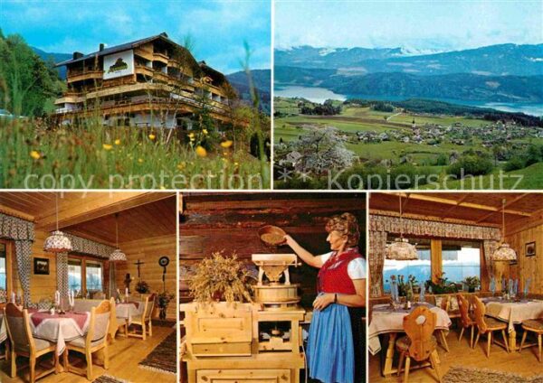 Obermillstatt Kaernten Bio Hotel Alpenrose Restaurant Panorama