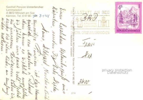 Lammersdorf Millstatt Gasthof Pension Unterlercher – Bild 2