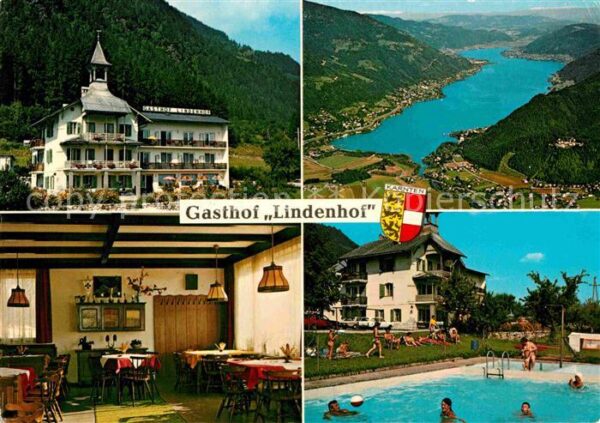 Annenheim Ossiacher See Gasthof Lindenhof Camping Swimming Pool