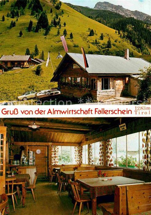 Stanzach Tirol Almwirtschaft Fallerschein