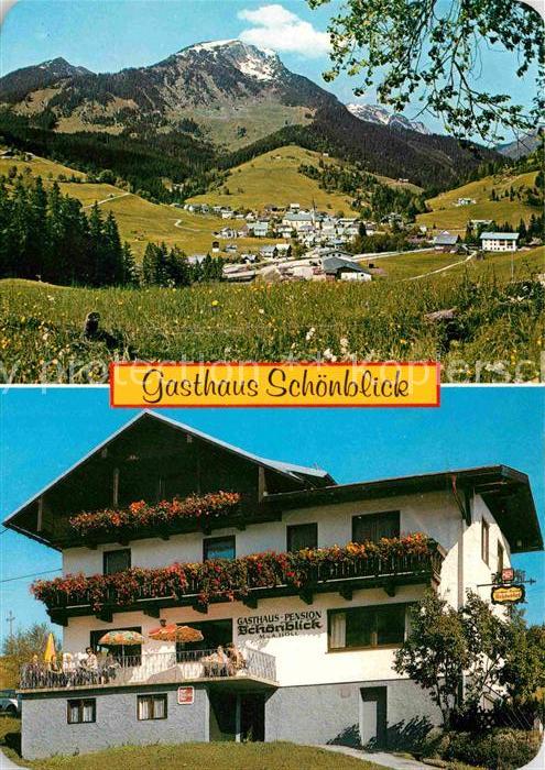 Russbach Pass Gschuett Gasthaus Pension Schönblick Gesamtansic