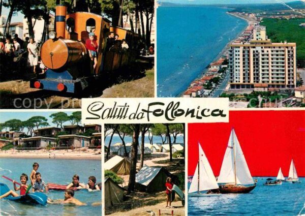 Follonica Camping Torre Mozza Badestrand Segelboo