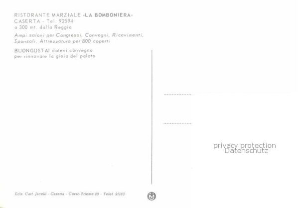 Caserta Ristorante Marziale La Bomboniera – Bild 2