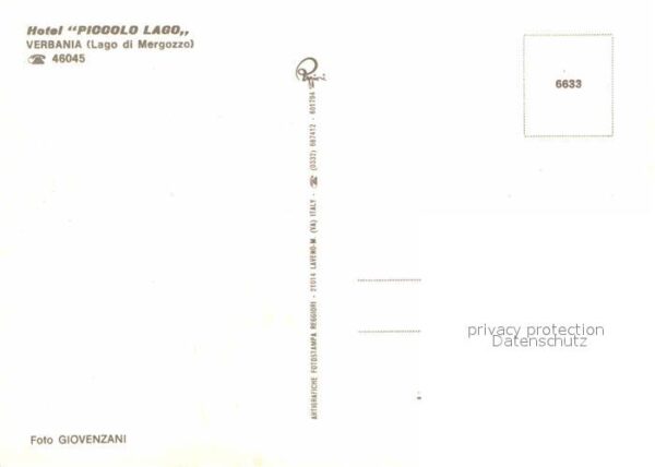 Verbania Hotel Piccolo Lago Lago di Mergozzo – Bild 2