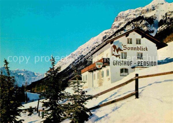 Trins Innsbruck Gasthof Pension Sonnblick im Winter