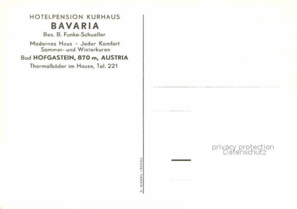 Bad Hofgastein Hotel Kurhaus Bavaria – Bild 2