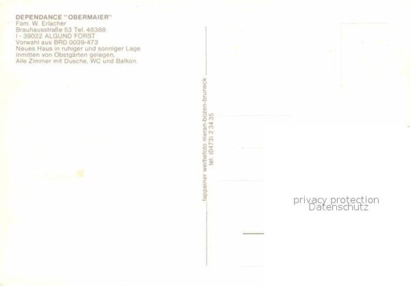 Algund Merano Dependance Obermaier – Bild 2