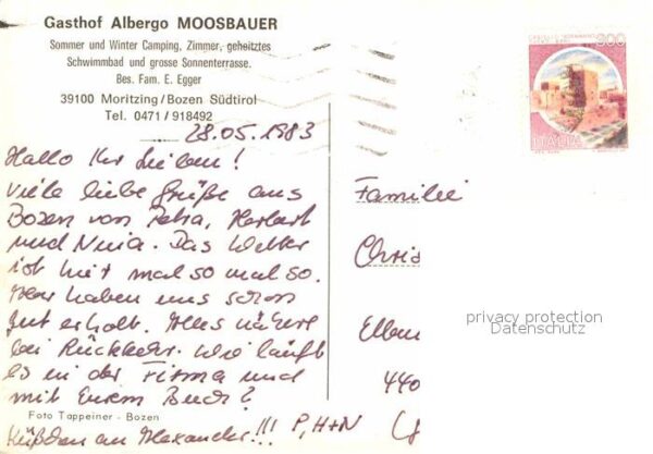 Moritzing Gasthof Albergo Moosbauer Swimming Pool – Bild 2