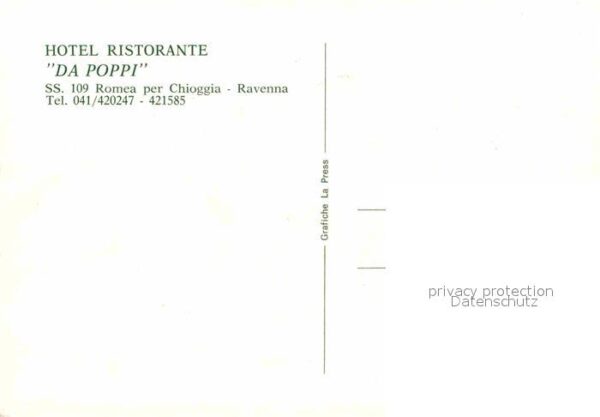 Ravenna Italia Hotel Ristorante Da Poppi – Bild 2