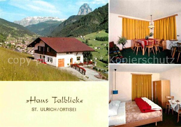 Ortisei St Ulrich Haus Talblick Fremdenzimmer Dolomiten