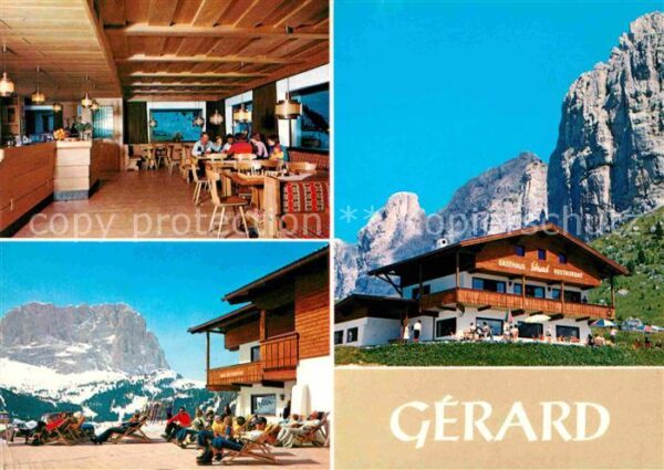 Wolkenstein Groeden Gasthaus Restaurant Gerard Dolomiten