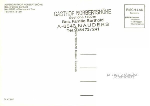 Nauders Tirol Alpengasthof Norbertshöhe Oberinntal – Bild 2