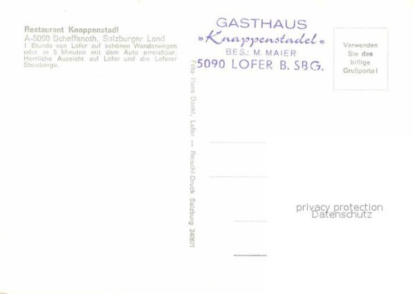 Lofer Restaurant Knappenstadel – Bild 2