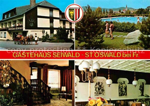 St Oswald Freistadt Gästehaus Seiwald Gasthof Freibad